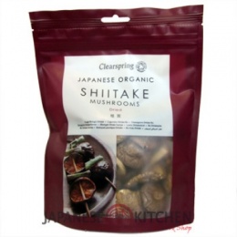 Clearspring : Dried Japanese Shiitake Mushrooms - 40g