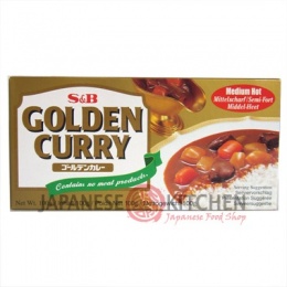 S&B : Golden Curry (Japanese Curry Sauce) MEDIUM HOT - 100g