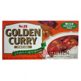 S&B : Golden Curry Roux - Sauce Blocks (Mild) LARGE 240g