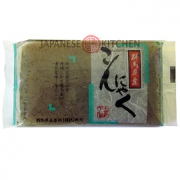 Shimonita : Konnyaku Kuro (Black Yam Cake) 250g
