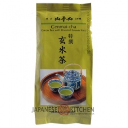 Yamamotoyama : Premium Genmai-Cha (Green Tea with Roasted Brown Rice) loose leaf - 200g